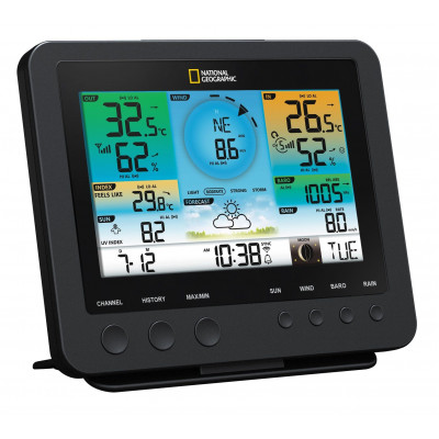 Метеостанція National Geographic WIFI Colour Weather Center 7-in-1 Sensor (9080600) (930585)