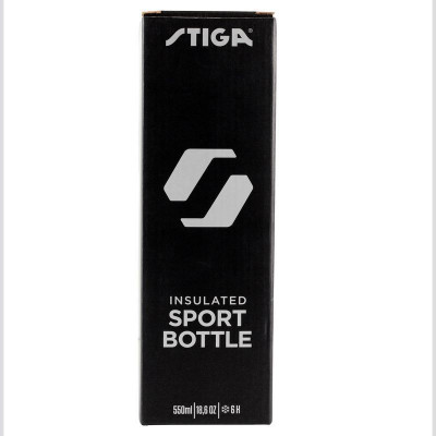 Пляшка для води Stiga Water Bottle Steel Black, 550ml (2905-0101-55) (931287)