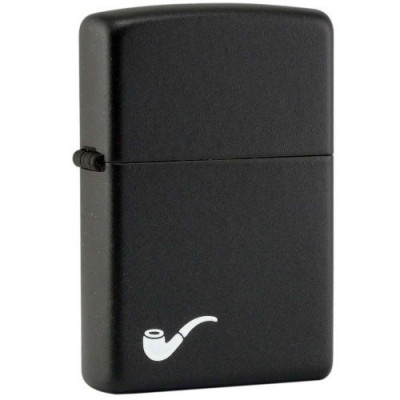 Запальничка Zippo (Зіппо) для трубки BLACK MATTE PIPE LIGHTER 218PL