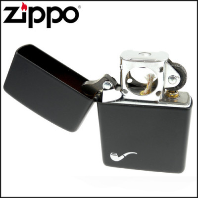Запальничка Zippo (Зіппо) для трубки BLACK MATTE PIPE LIGHTER 218PL