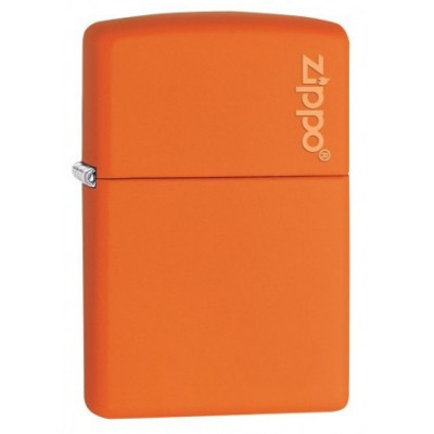 Запальничка Zippo (Зіппо) ORANGE MATTE w/ZIPPO LOGO 231ZL