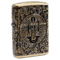 Запальничка Zippo St Benedict Design Armor 29719