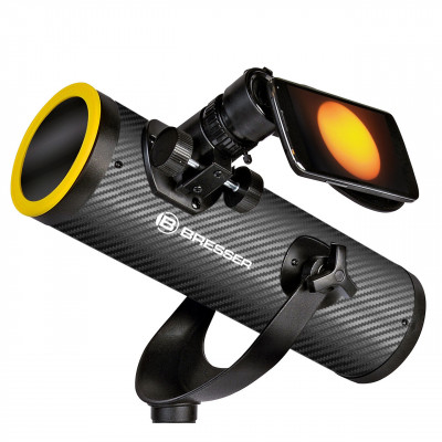 Телескоп Bresser Solarix 76/350 AZ Carbon з сонячним фільтром і адаптером для смартфона (4676359) (922748) Телескоп Bresser Solarix 76/350 AZ Carbon з сонячним фільтром і адаптером для смартфона (4676359) (922748)