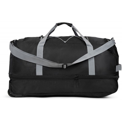 Сумка дорожня на колесах TravelZ Wheelbag Doubleloader foldable black 80(95)L (603096) (931069)