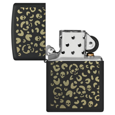 Запальничка Zippo (Зіппо) Leopard Skulls 47001
