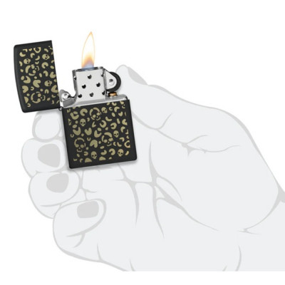 Запальничка Zippo (Зіппо) Leopard Skulls 47001