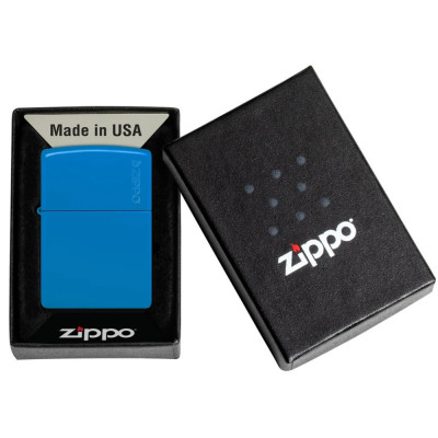 Запальничка Zippo (Зіппо) Regular Sky Blue Matte 48628