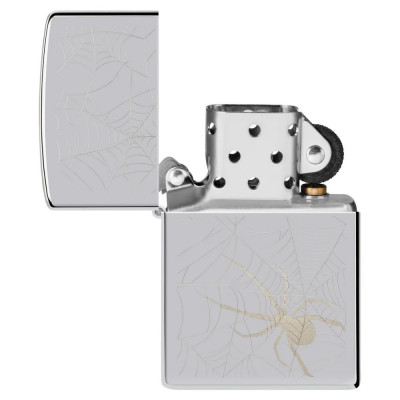 Запальничка Zippo (Зіппо) Spider Web Design 48767 Запальничка Zippo (Зіппо) Spider Web Design 48767
