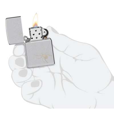 Запальничка Zippo (Зіппо) Spider Web Design 48767 Запальничка Zippo (Зіппо) Spider Web Design 48767