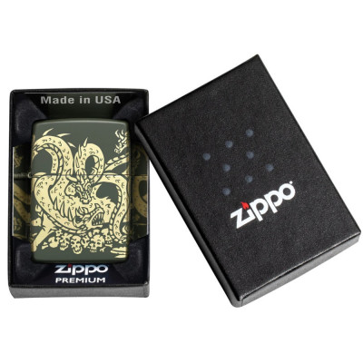 Запальничка Zippo (Зіппо) Dragon Design 48907
