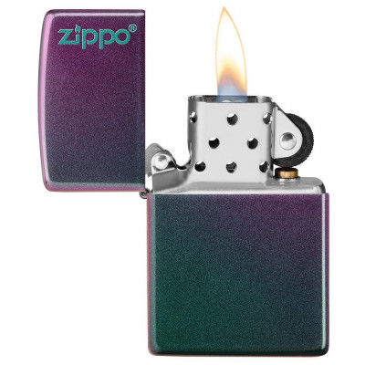 Запальничка Zippo (Зіппо) Reg Iridescent Matte Logo 49146ZL