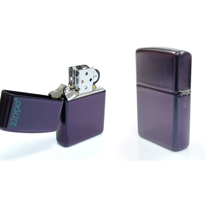 Запальничка Zippo (Зіппо) Reg Iridescent Matte Logo 49146ZL