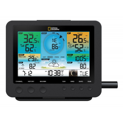 Метеостанція National Geographic WIFI Colour Weather Center 7-in-1 Sensor (9080600) (930585)