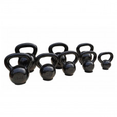 Гиря чавунна Toorx 20 кг з гумовою підставкою Black (KGV-20) 931122
