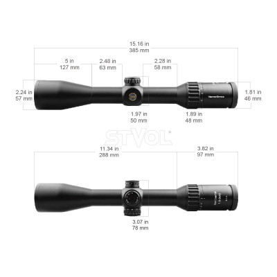 Приціл оптичний Vector Optics Continental 1.5-9x42 (30 mm) SFP illum. (SCOM-23)