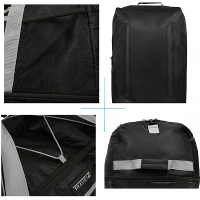 Сумка дорожня на колесах TravelZ Wheelbag Doubleloader foldable black 80(95)L (603096) (931069)