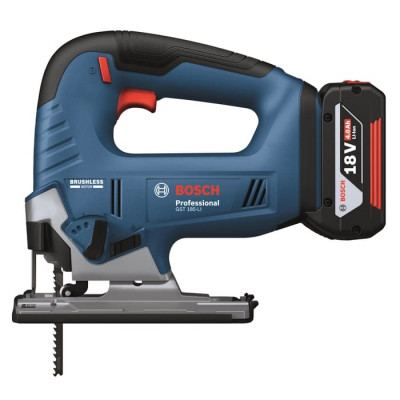 Акумуляторний лобзик Bosch GST 185-LI Professional, акб GBA 18V 4.0Ah і з/п