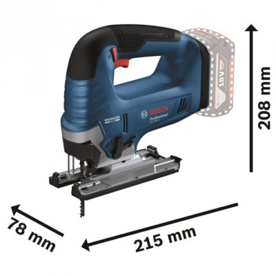 Акумуляторний лобзик Bosch GST 185-LI Professional, акб GBA 18V 4.0Ah і з/п