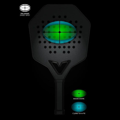 Ракетка для падел тенісу Stiga Racket 18K Cybershape 2V (2202-1722-03) 932049