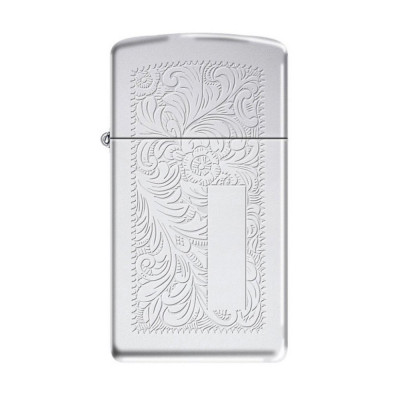 Запальничка Zippo вузька VENETIAN HIGH POLISH CHROME 1652