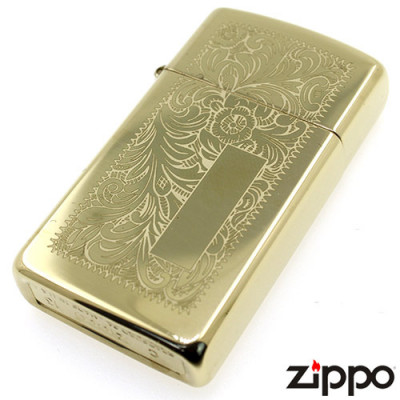 Запальничка Zippo (Зіппо) вузька VENETIAN HIGH POLISH BRASS 1652B