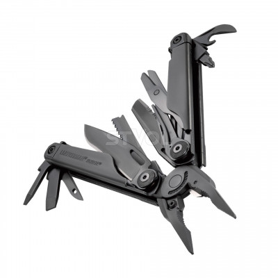 Мультиінструмент Leatherman Surge Black, нейлоновий чохол Molle (831333)