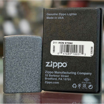 Запальничка Zippo (Зіппо) IRON STONE 211