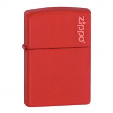 Запальничка Zippo (Зіппо) RED MATTE w/ZIPPO LOGO 233ZL