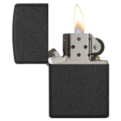 Запальничка Zippo BLACK CRACKLE 236