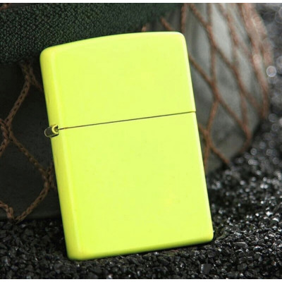 Запальничка Zippo Neon Yellow Lighter 28887