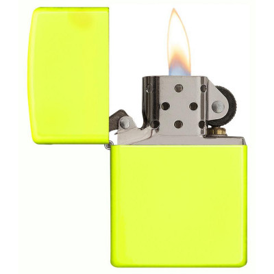 Запальничка Zippo Neon Yellow Lighter 28887