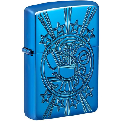 Запальничка  Zippo (Зіппо) Armor® HP Blue Starburst 46851
