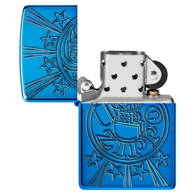 Запальничка  Zippo (Зіппо) Armor® HP Blue Starburst 46851