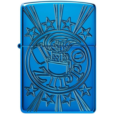 Запальничка  Zippo (Зіппо) Armor® HP Blue Starburst 46851