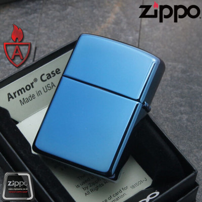 Запальничка  Zippo (Зіппо) Armor® HP Blue Starburst 46851