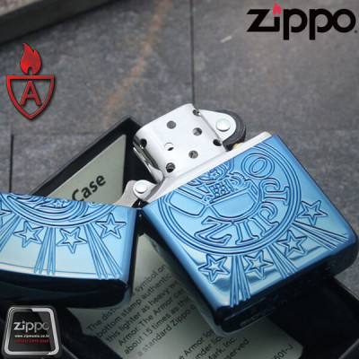 Запальничка  Zippo (Зіппо) Armor® HP Blue Starburst 46851