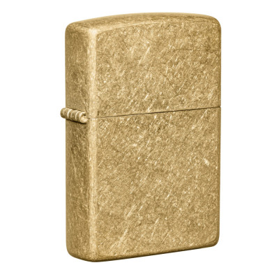 Запальничка Zippo (Зіппо) Regular Tumbled Brass 49477