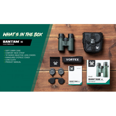 Бінокль Vortex Bantam HD 6.5x32 WP (BTM-6532) 930482 Бінокль Vortex Bantam HD 6.5x32 WP (BTM-6532) 930482
