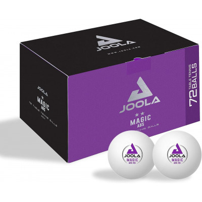 М'ячі для настільного тенісу Joola Magic ABS 40+ White 72 шт (44216) 930813