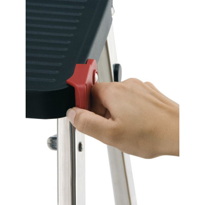 Драбина Rolser Taburete M/3 3 щаблі Rojo (MET3001-1009) (931178)