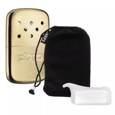 Каталітична бензинова грілка для рук на 12 год Zippo HAND WARMER старовинне золото (2007109)