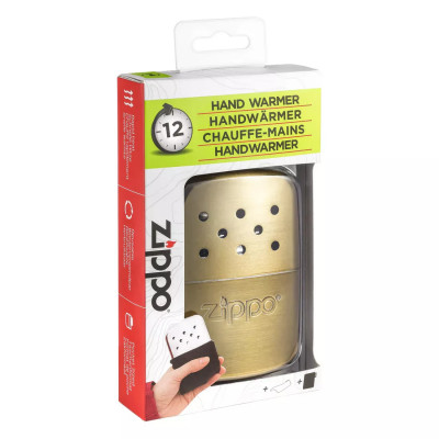 Каталітична бензинова грілка для рук на 12 год Zippo HAND WARMER старовинне золото (2007109)