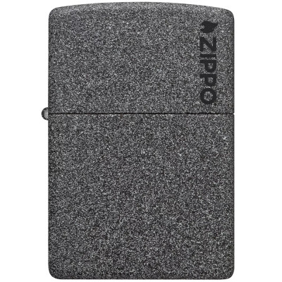 Запальничка бензинова ZIPPO Reg Iron Stone Logo Zippo  (211 ZL)
