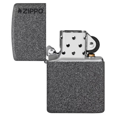 Запальничка бензинова ZIPPO Reg Iron Stone Logo Zippo  (211 ZL)