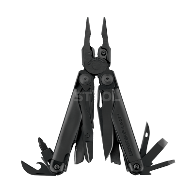 Мультиінструмент Leatherman Surge Black, нейлоновий чохол Molle (831333)