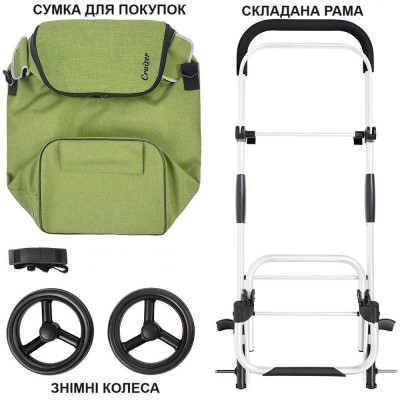 Cумка-візок ShoppingCruiser Allround Green (650070) (930787)