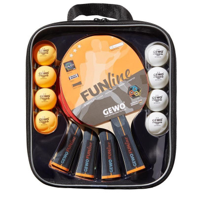 Набір для настільного тенісу Gewo Family & Friends 4 Bats 8 Balls (97010000) (931052)