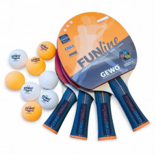 Набір для настільного тенісу Gewo Family & Friends 4 Bats 8 Balls (97010000) (931052)