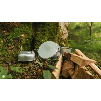 Набір туристичного посуду Easy Camp Adventure Cook Set M Silver (580038) (929029)