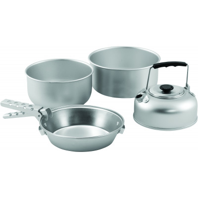 Набір туристичного посуду Easy Camp Adventure Cook Set M Silver (580038) (929029)